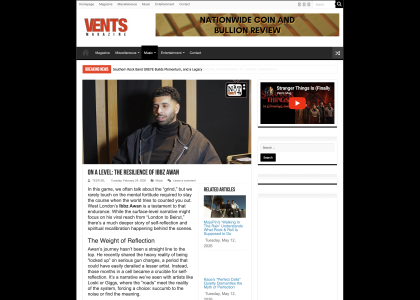 Ibbz Awan Vents Magazine